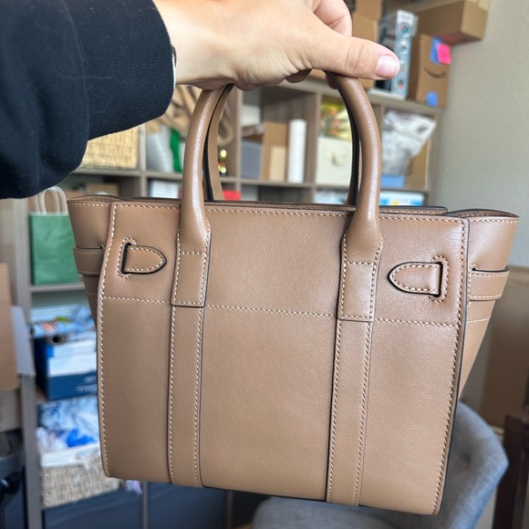 Silky Teak Calf Mulberry Mini Zipper Bayswater - Picture 4 of 12